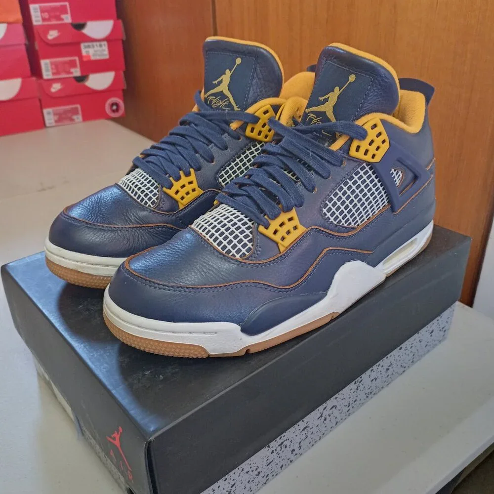 Size 10.5 - Air Jordan 4 Retro Dunk From Above OG box excellent condition - Picture 7 of 13